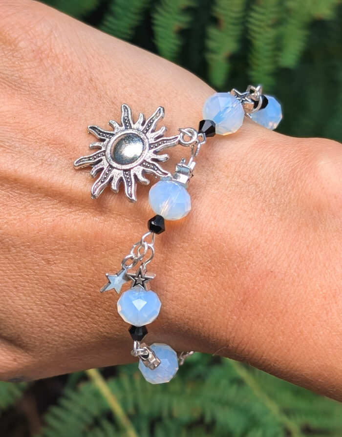 Silver & Opalite Celestial Bracelet - Image 7