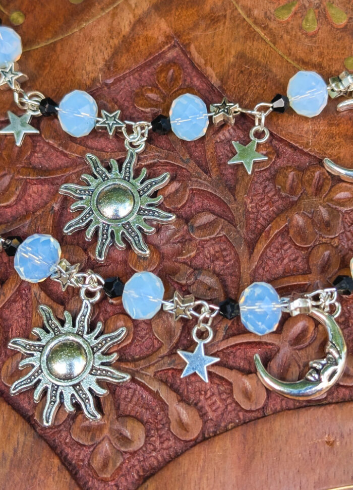 Silver & Opalite Celestial Bracelet - Image 2