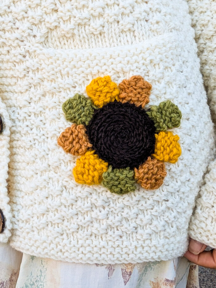 Pachamama Sunflower Cardigan - Image 3