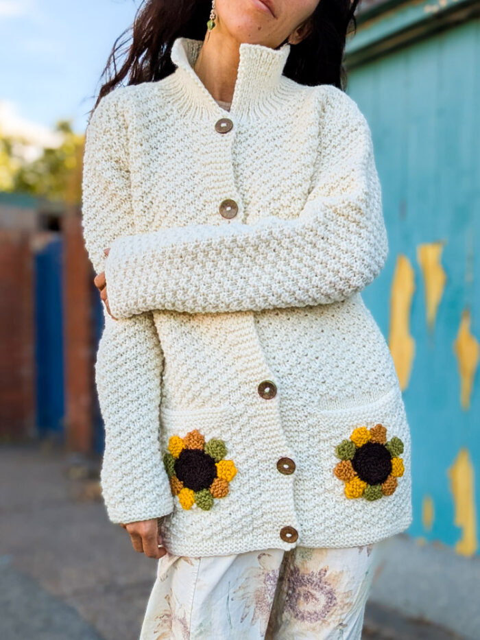 Pachamama Sunflower Cardigan