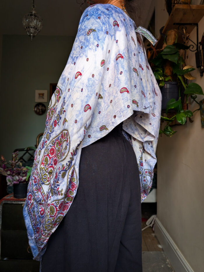 Upcycled Paisley Oversize Top - Image 2