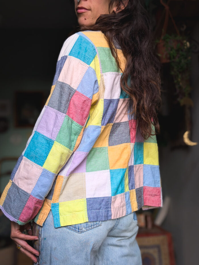 Vintage Pastel Rainbow Jacket - Image 6