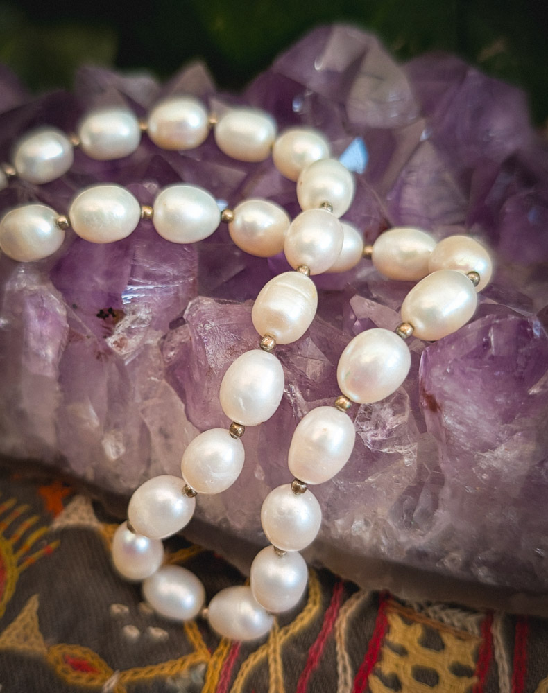 925 Silver & Pearl Necklace - Image 4