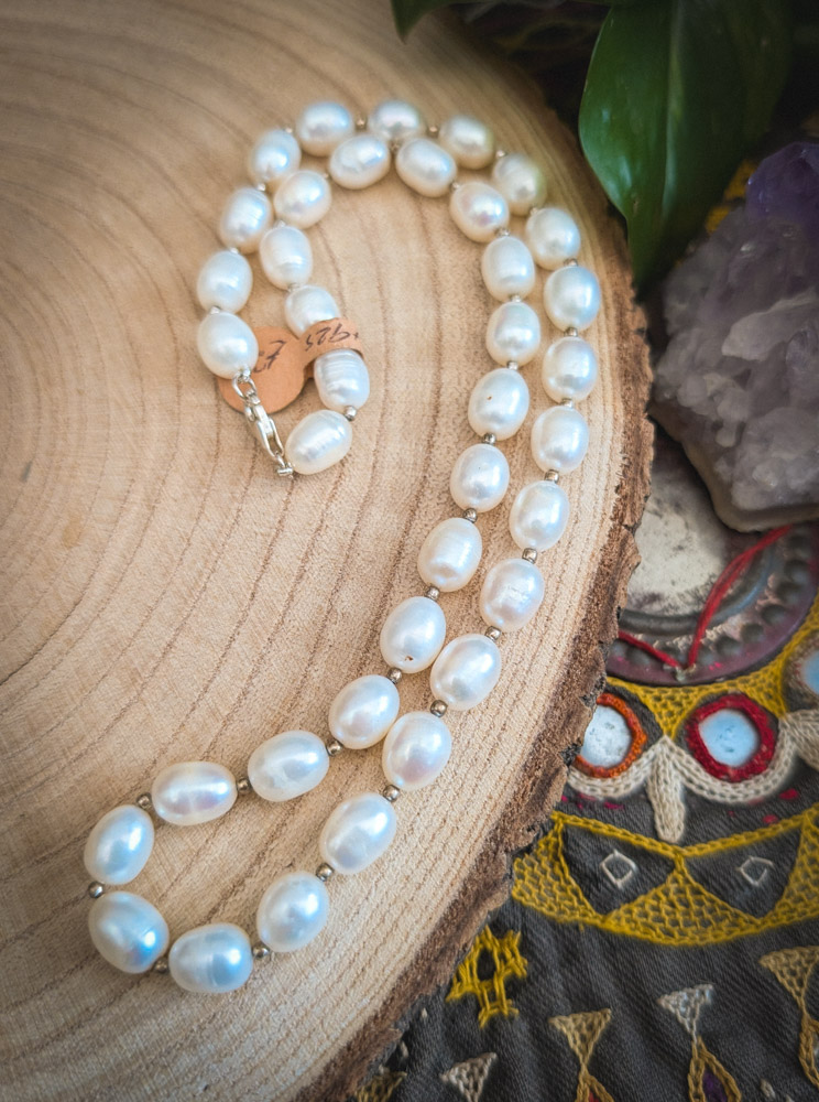 925 Silver & Pearl Necklace
