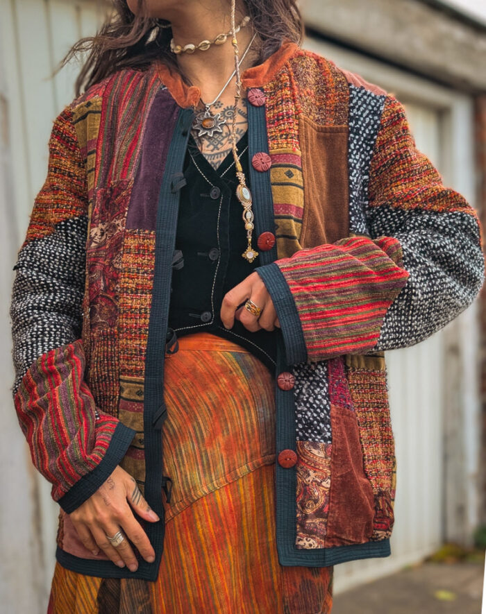 Vintage Phool Patchwork Jacket