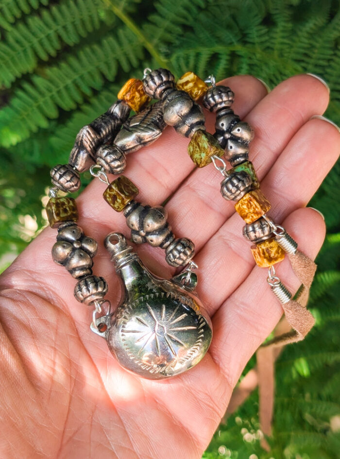 Vintage Potion Bottle Necklace