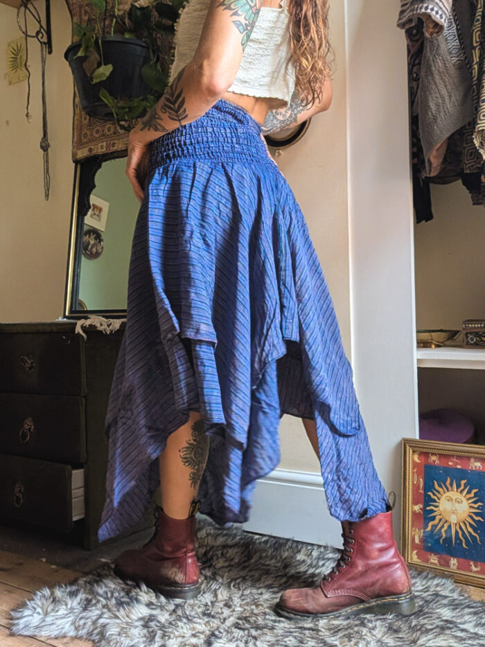 Purple Hanky Hem 2-in-1 Dress / Skirt - Image 2