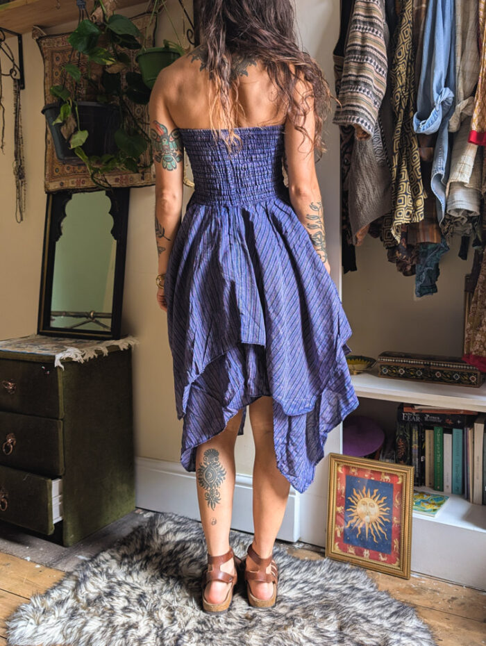 Purple Hanky Hem 2-in-1 Dress / Skirt - Image 5