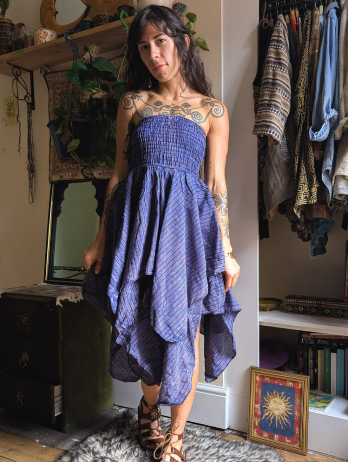 Purple Hanky Hem 2-in-1 Dress / Skirt - Image 6