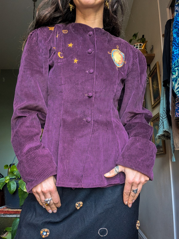Reworked Celestial Corduroy Jacket