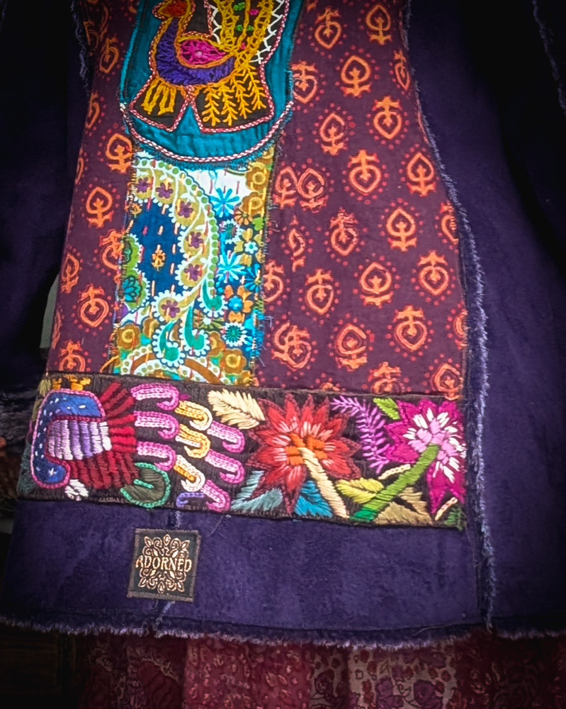 Reworked Purple Faux-Suede Coat - Image 6