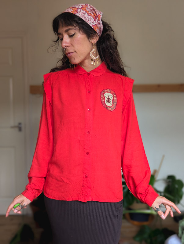 Red Bug Patch Shirt - Image 2