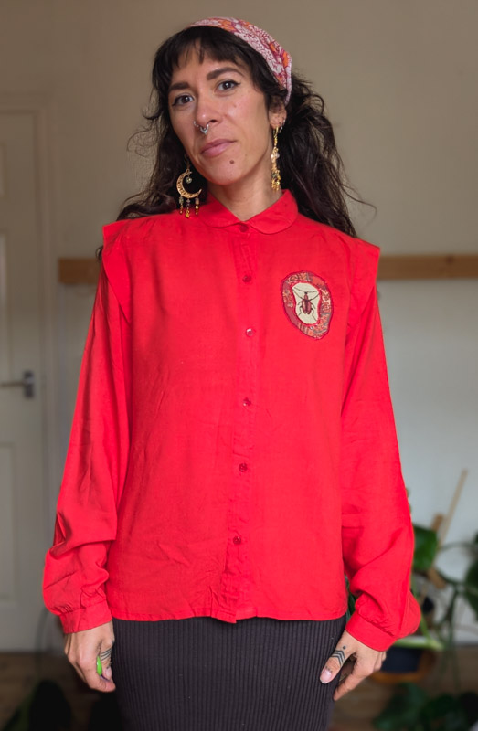 Red Bug Patch Shirt - Image 5