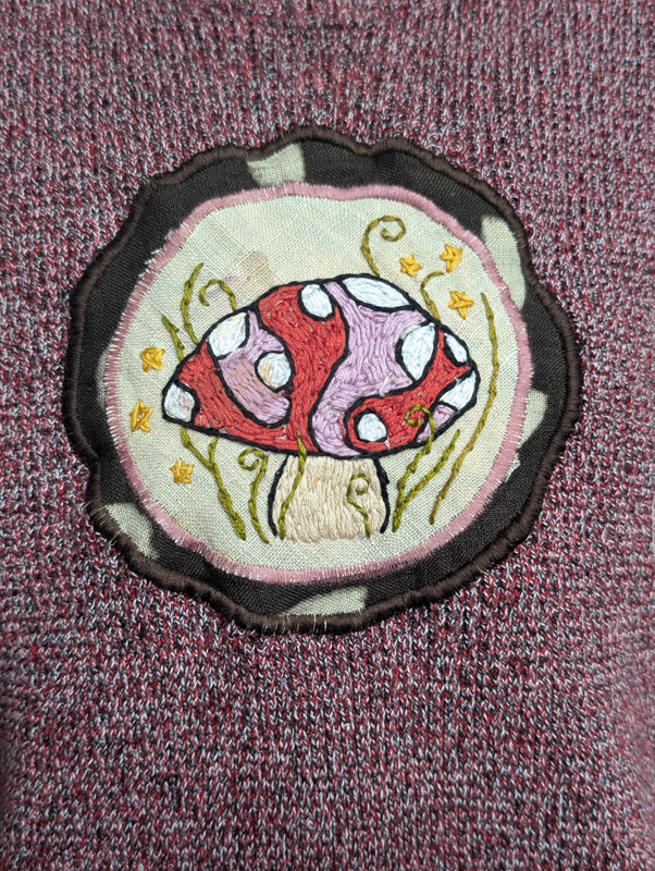 Maroon Mushroom Jumper - Image 2