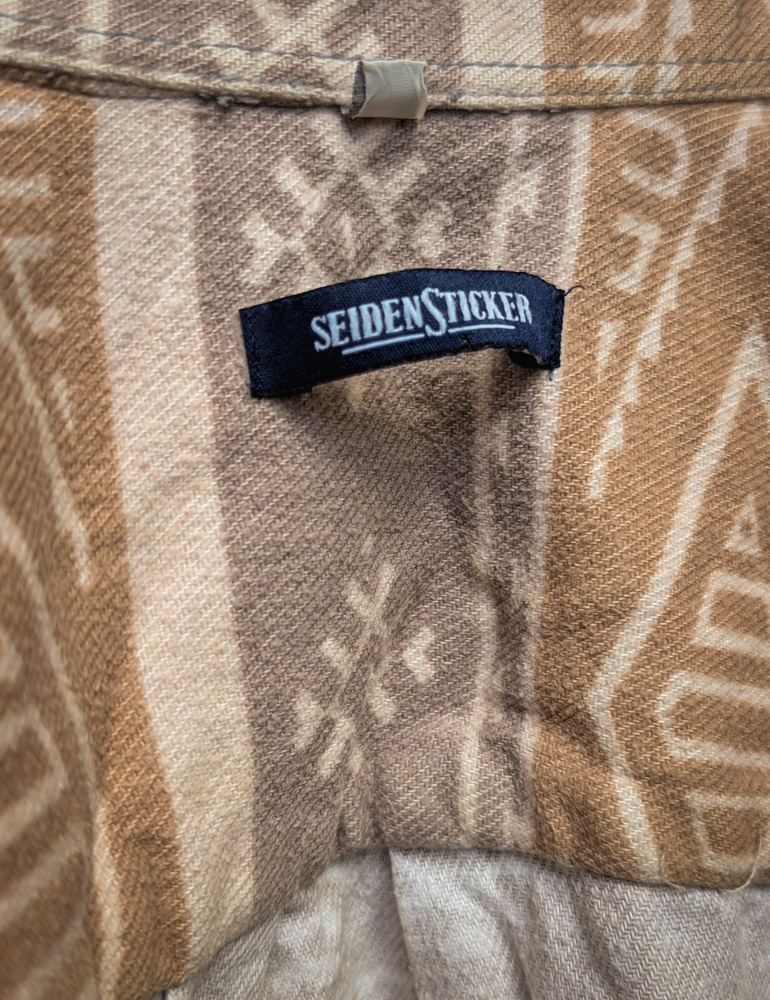 Unisex Neutral Geometric Overshirt - Image 5