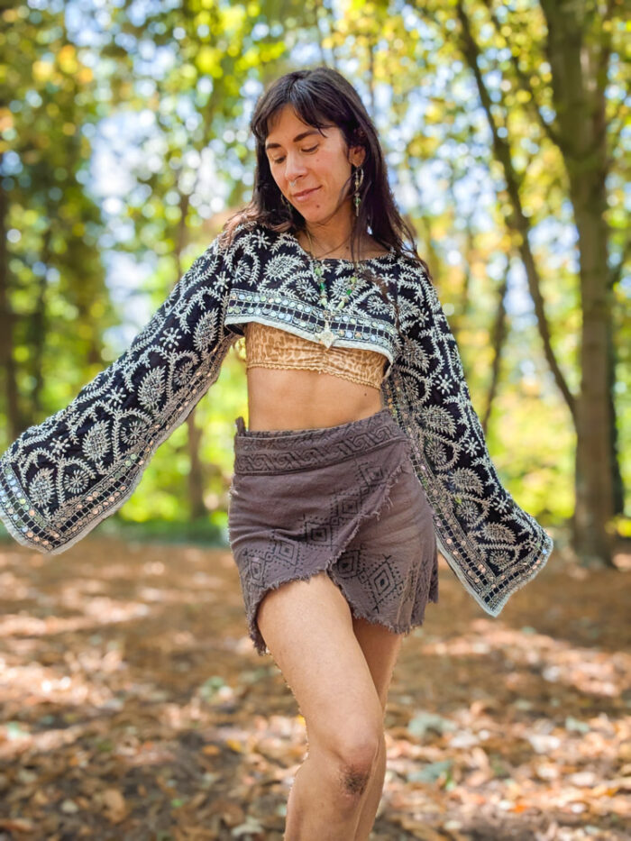 Upcycled Sequinned Shrug - Image 2