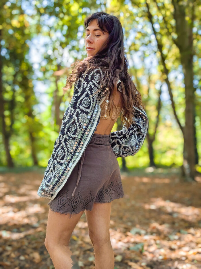 Upcycled Sequinned Shrug - Image 4