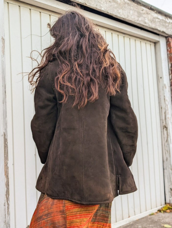 Vintage Suede Sheepskin Jacket - Image 5