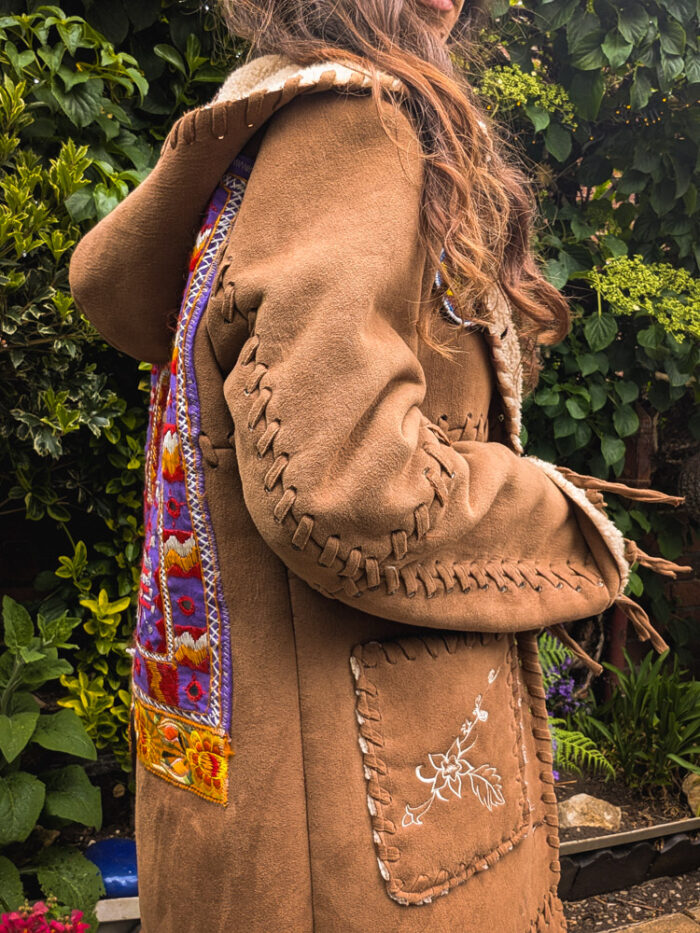 Reworked Faux-Suede Penny Lane Coat - Image 5