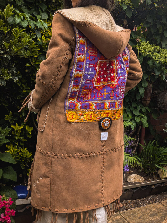 Reworked Faux-Suede Penny Lane Coat - Image 6