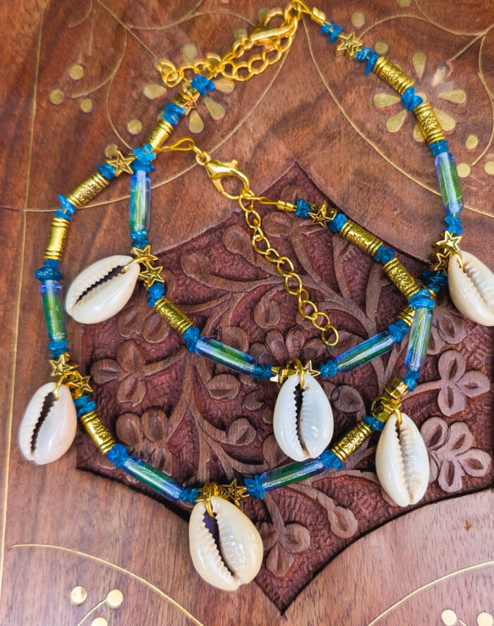 Upcycled Shell Anklet