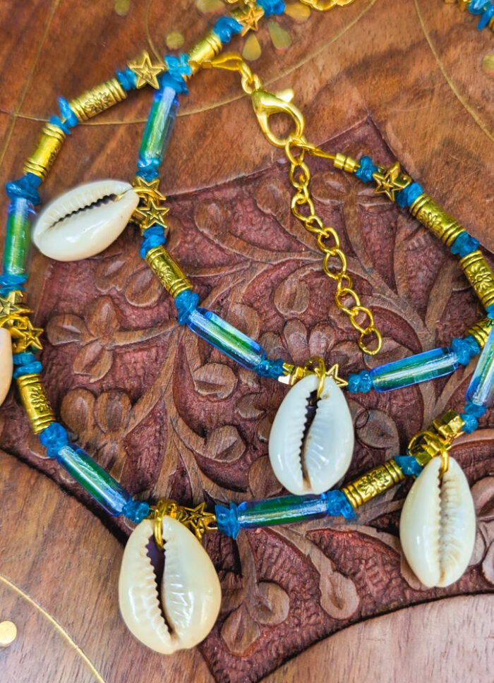 Upcycled Shell Anklet - Image 5