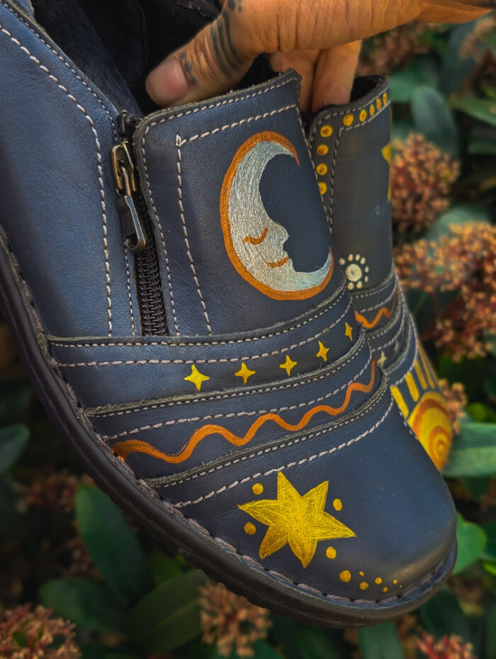 Handpainted Celestial Shoes - Image 4