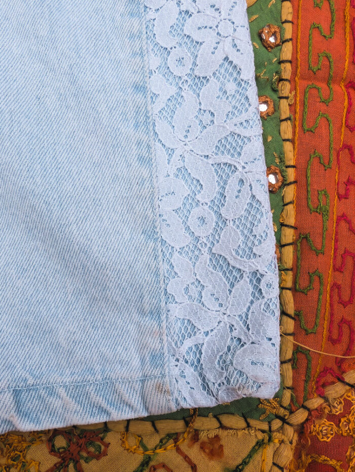 Reworked Vintage Sunflower Shorts - Image 6
