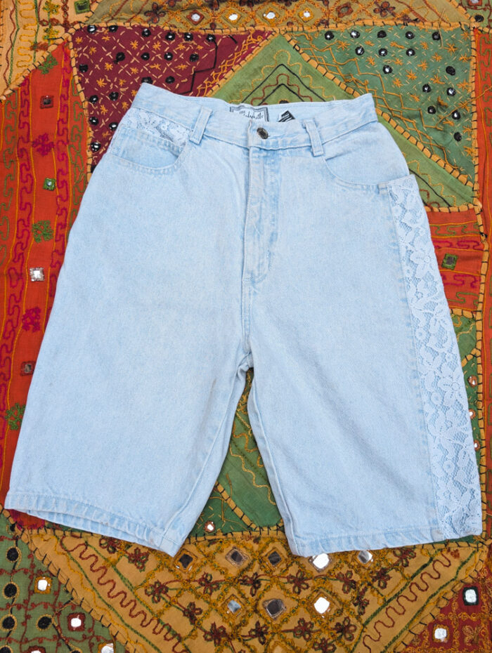 Reworked Vintage Sunflower Shorts - Image 2