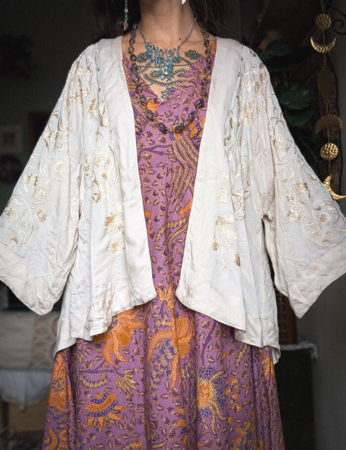 Rabena Saloner Embroidered Shrug