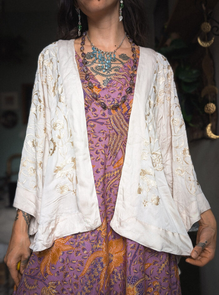 Rabena Saloner Embroidered Shrug - Image 5