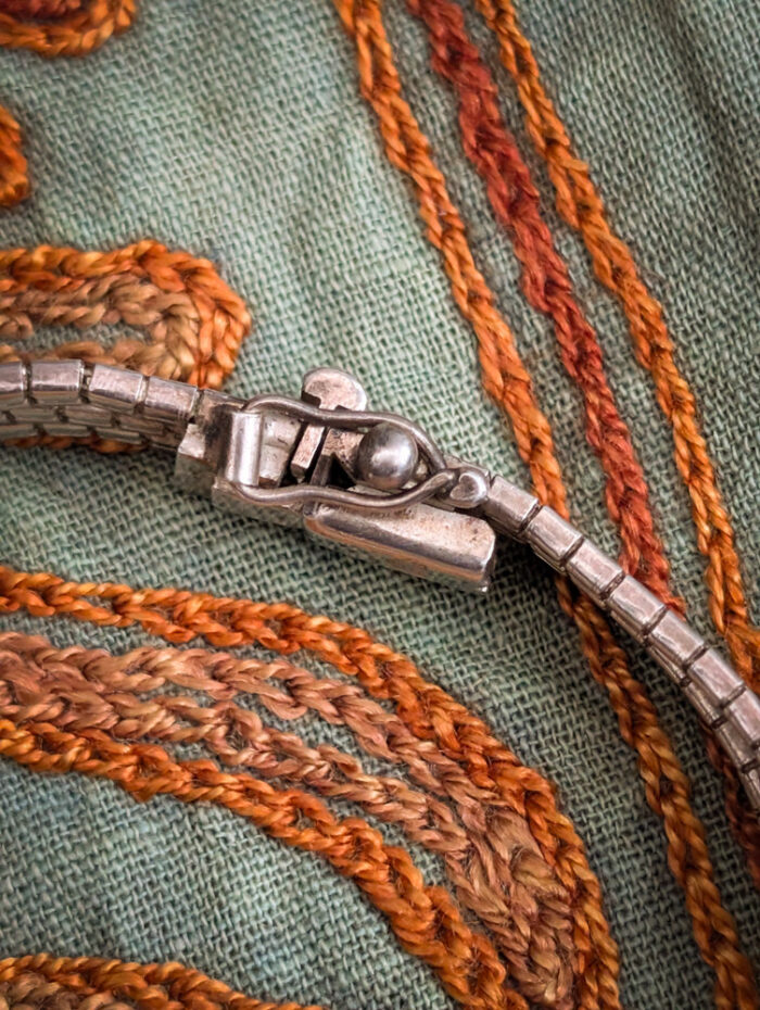 Vintage 925 Silver Multi-Strand Bracelet - Image 4