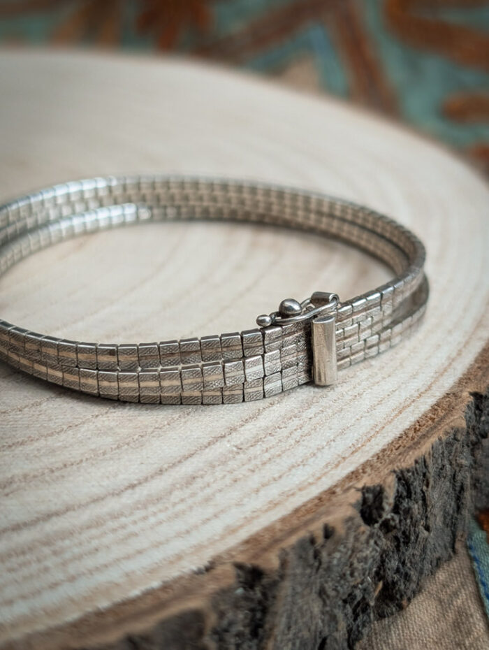 Vintage 925 Silver Multi-Strand Bracelet