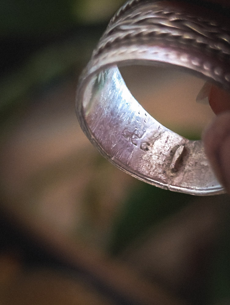 Preloved Silver Rope Ring - Image 5