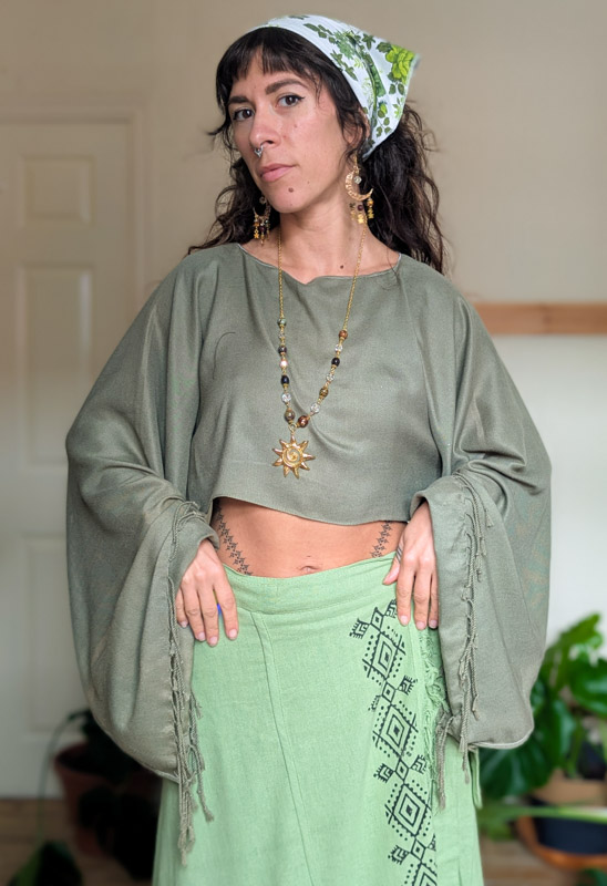 Soft Green Oversize Top - Image 3