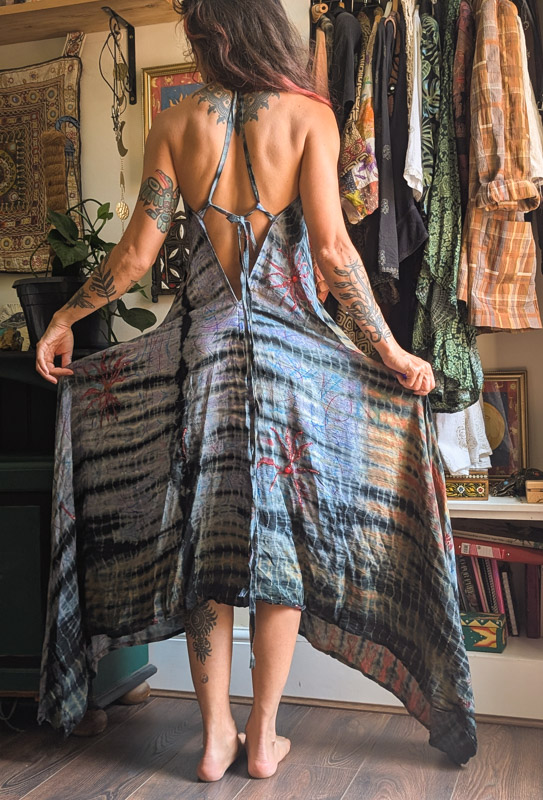 Stormy Recycled Silk Halter Dress - Image 5