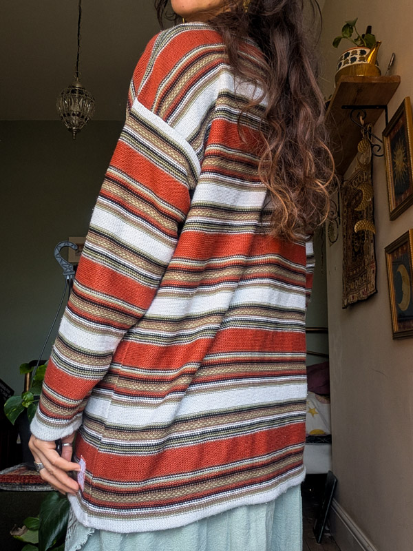 Reworked Eye Embroidered Striped Jumper - Image 2