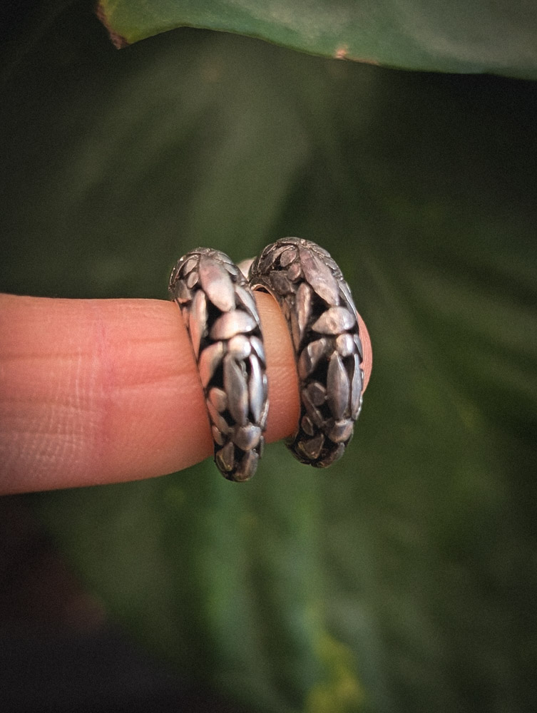 Vintage 925 Suarti Hoops - Image 4