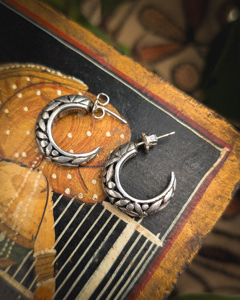 Vintage 925 Suarti Hoops - Image 7