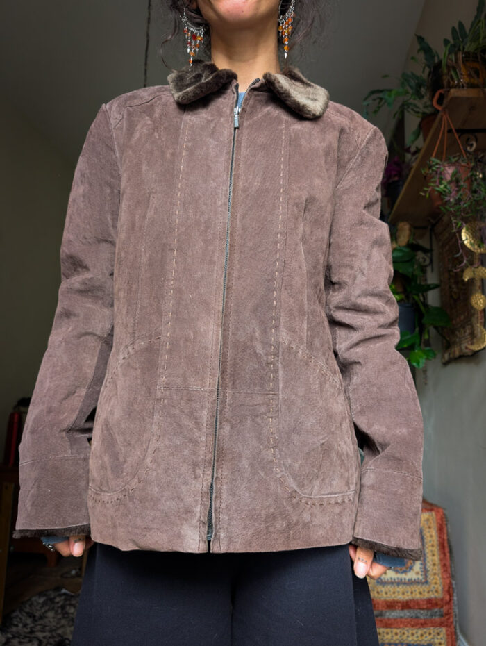 Reworked Boho Suede Jacket - Image 5