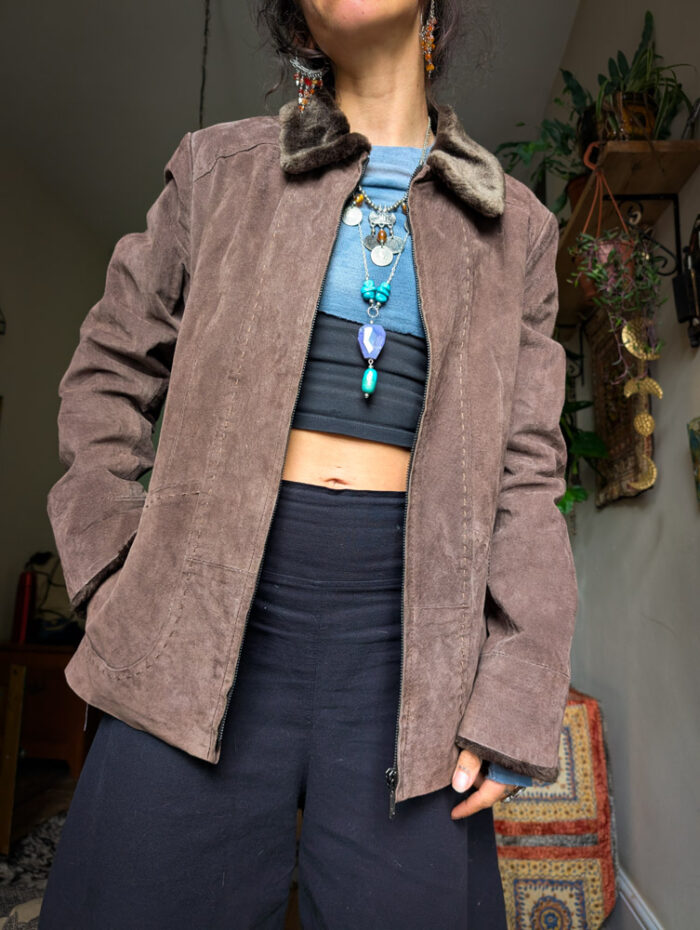 Reworked Boho Suede Jacket - Image 6