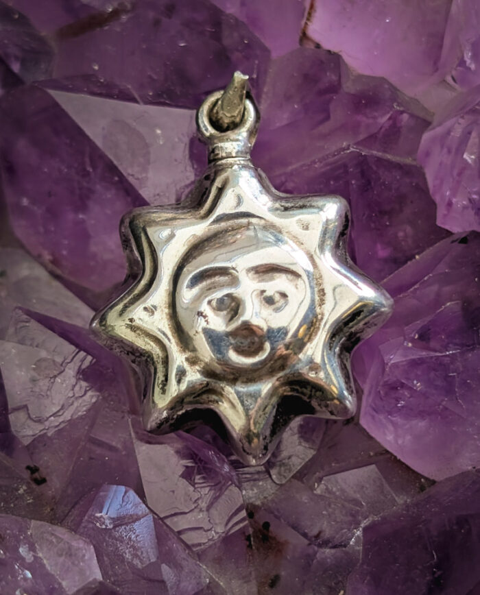 925 Silver Sun Pendant
