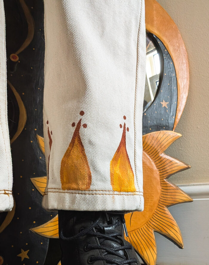 Reworked Sunflower Jeans - Image 7