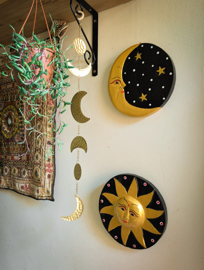 Black & Gold Moon Plaque - Image 4