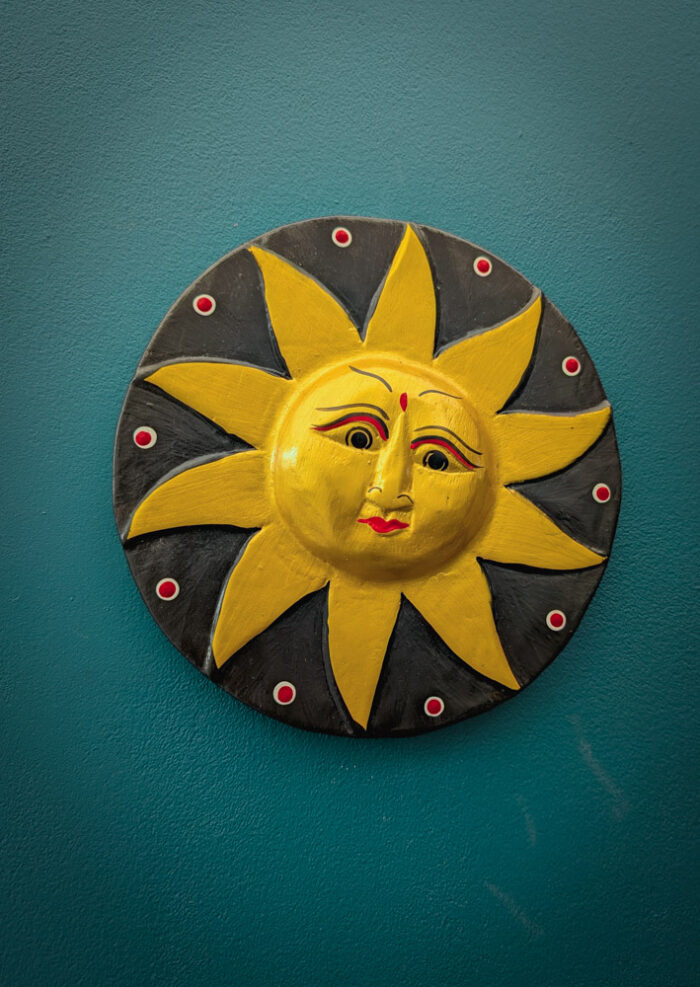 Black & Gold Sun Plaque