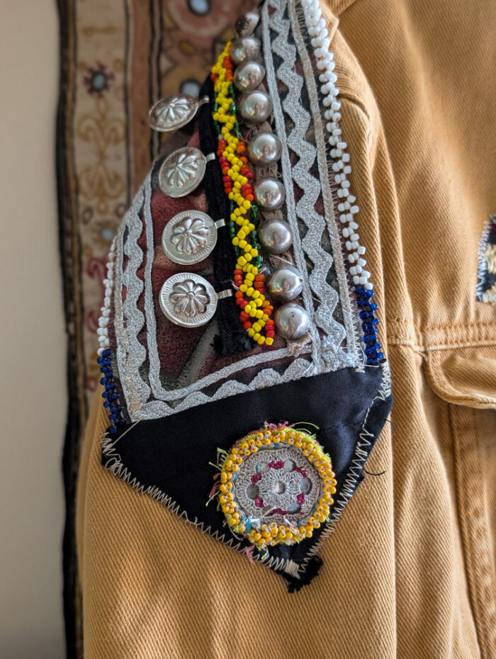 Reworked Sunflower Denim Jacket - Image 11