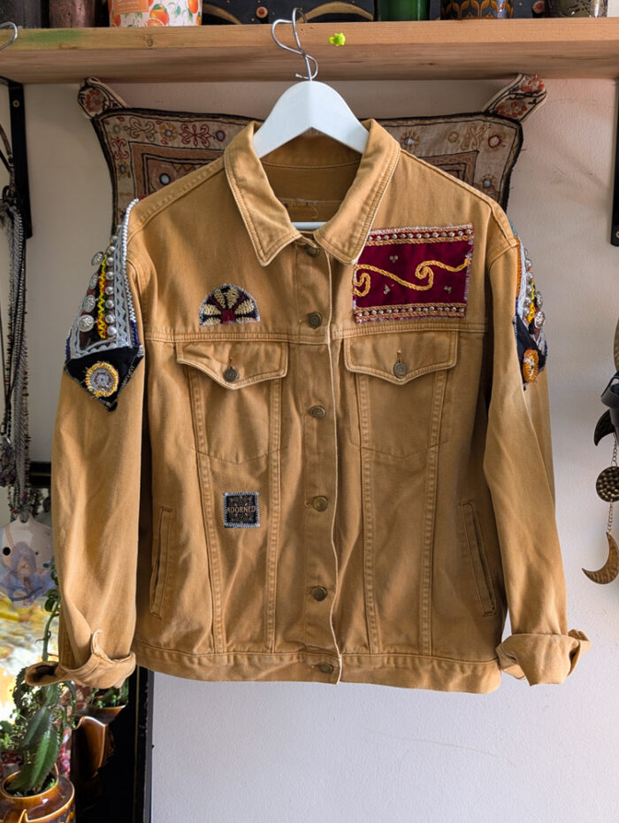 Reworked Sunflower Denim Jacket - Image 8