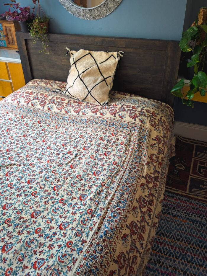 Indian Blockprint Kingsize Tapestry