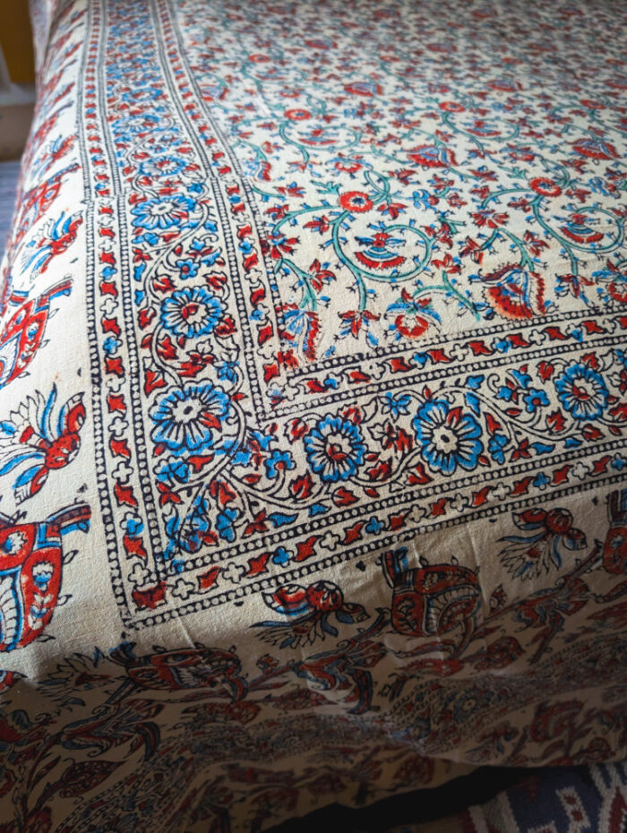 Indian Blockprint Kingsize Tapestry - Image 2