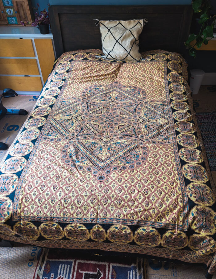 Indian Blockprint Kingsize Tapestry - Image 2